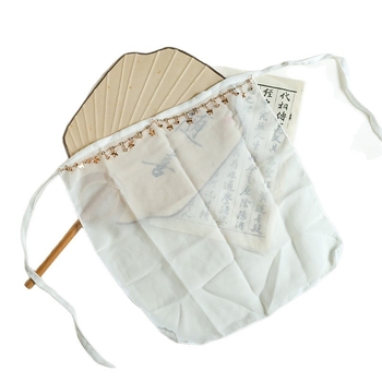 Hanfu în stil antic cu voal și acoperire a feței, cu design care atârna de la ureche – respirabil, protecție UV, rezistent la vânt, repelent pentru insecte