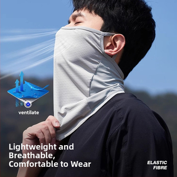 Unisex veido kaukė nuo saulės, kvėpuojantis nailono audinys, UV apsauga, pilnas veido uždengimas, 2025 m. pavasaris