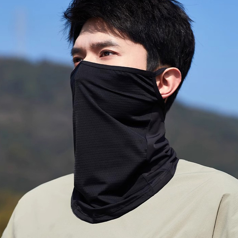 Unisex veido kaukė nuo saulės, kvėpuojantis nailono audinys, UV apsauga, pilnas veido uždengimas, 2025 m. pavasaris