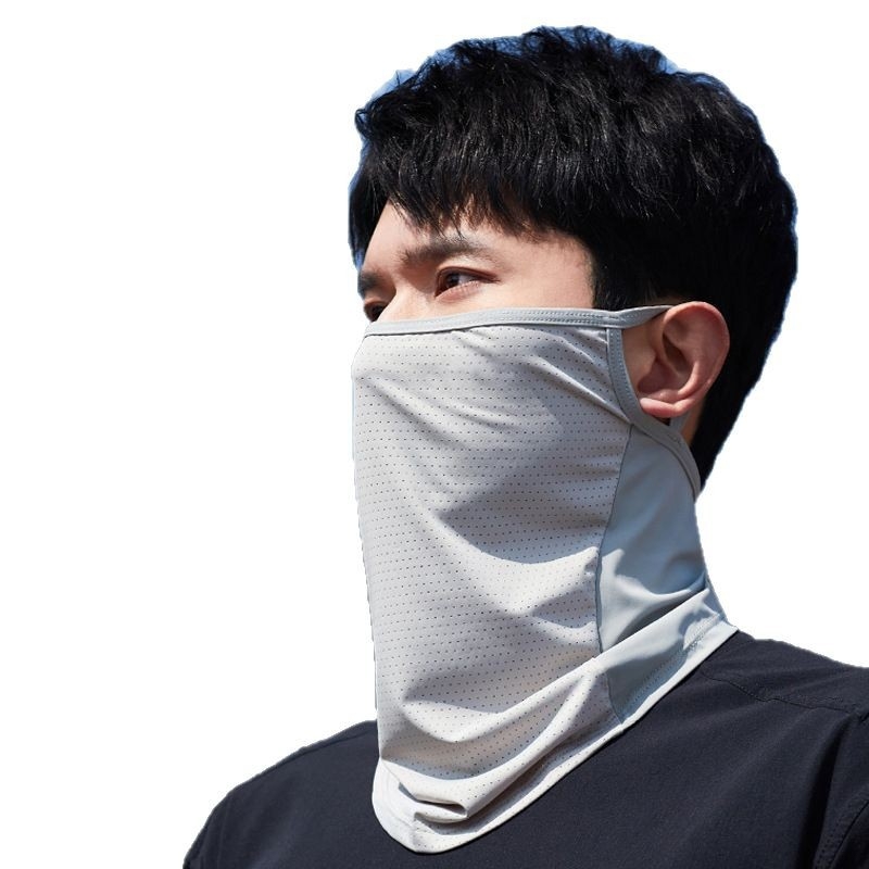 Unisex veido kaukė nuo saulės, kvėpuojantis nailono audinys, UV apsauga, pilnas veido uždengimas, 2025 m. pavasaris