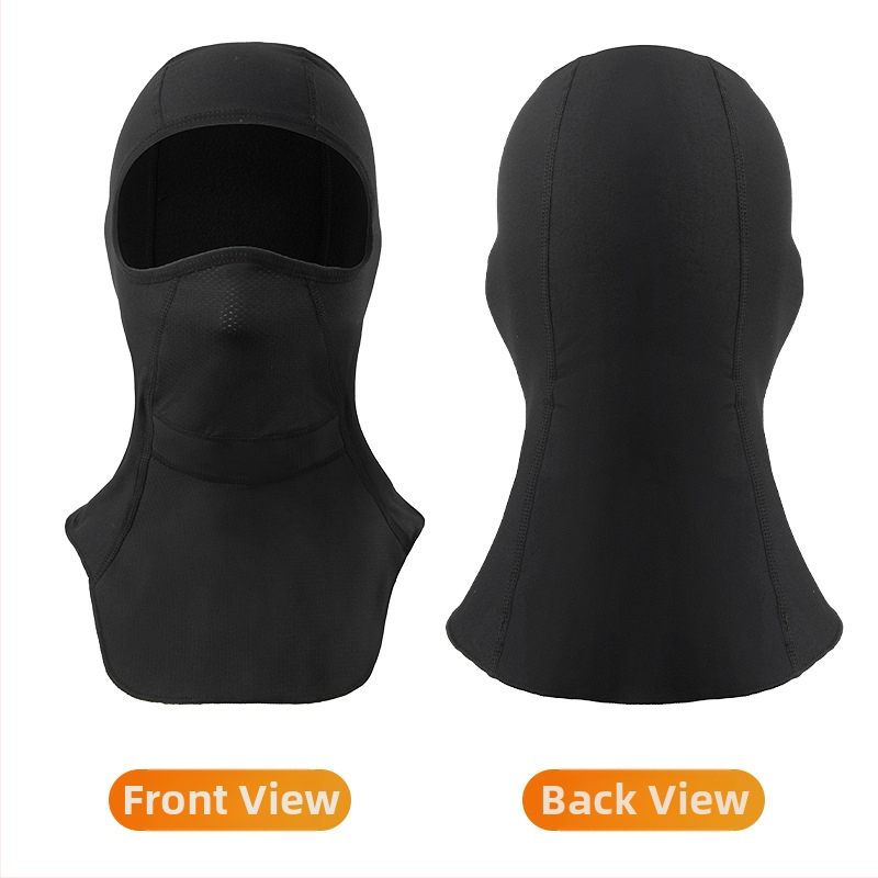 Cyklistická maska s fleecovou podšívkou, vetruodolná a UV ochrana, materiál Spandex/Lycra, Unisex