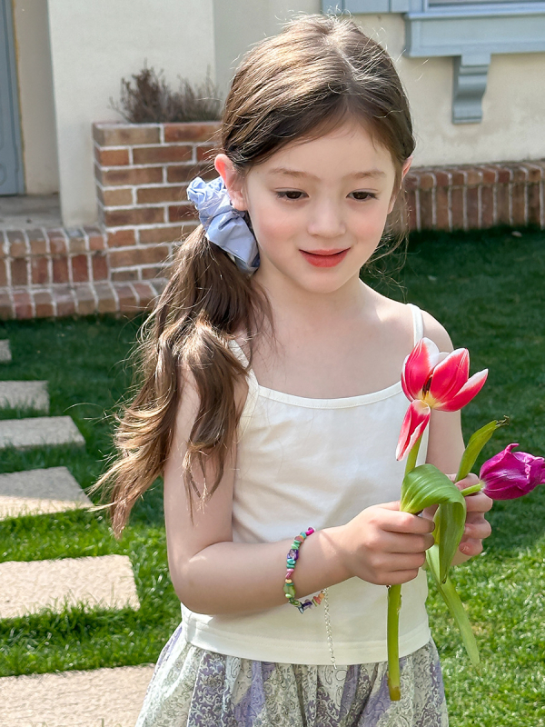 Dječja ljetna haljina s čipkom jacquard overlay, bez rukava, A‑linijski kroj, 100% pamuk šiv