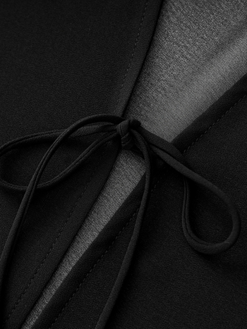 Georgette kardigán fűzőzáras elöl, ultra vékony, hosszú ujjú, UPF30+ napsugárvédelem