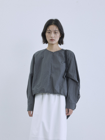 EVERTRUE Top s UV zaštitom s dugim rukavima – Bat rukav, Pulover, Vinylon tkanina, 100% najlon, Srednja duljina, Ljeto 2025