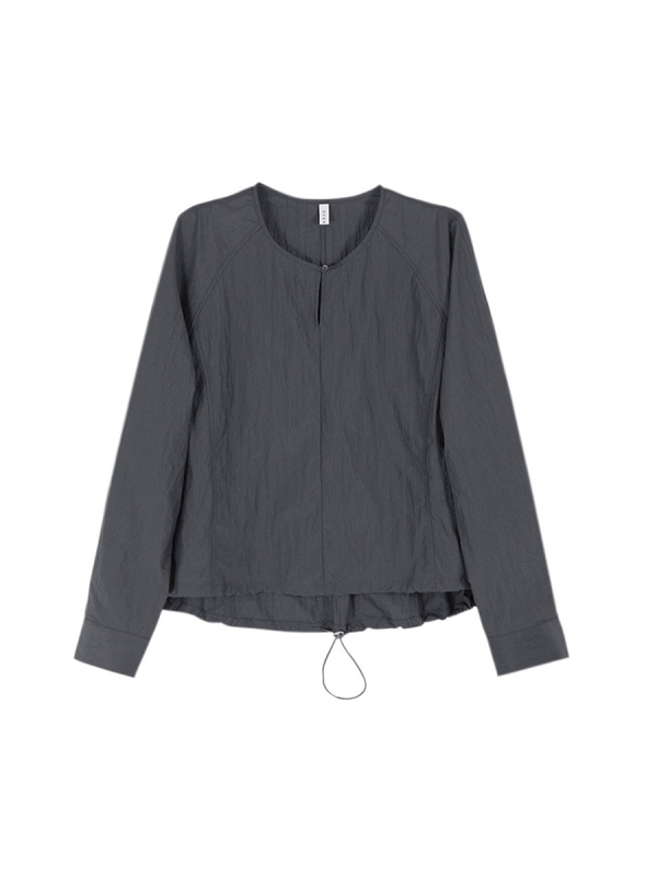 EVERTRUE Top s UV zaštitom s dugim rukavima – Bat rukav, Pulover, Vinylon tkanina, 100% najlon, Srednja duljina, Ljeto 2025