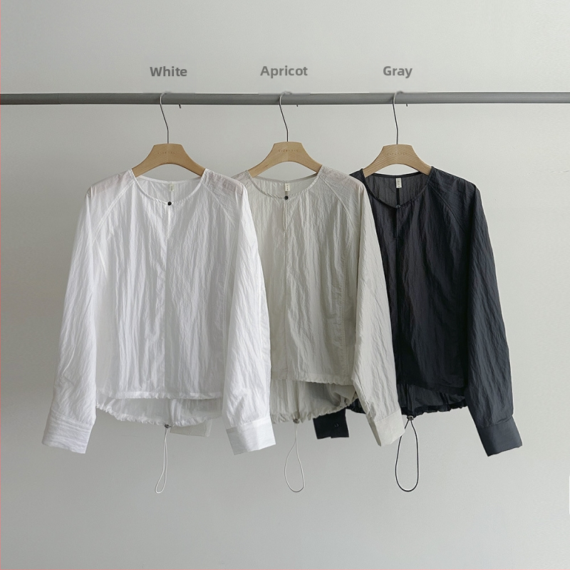 EVERTRUE Top s UV zaštitom s dugim rukavima – Bat rukav, Pulover, Vinylon tkanina, 100% najlon, Srednja duljina, Ljeto 2025