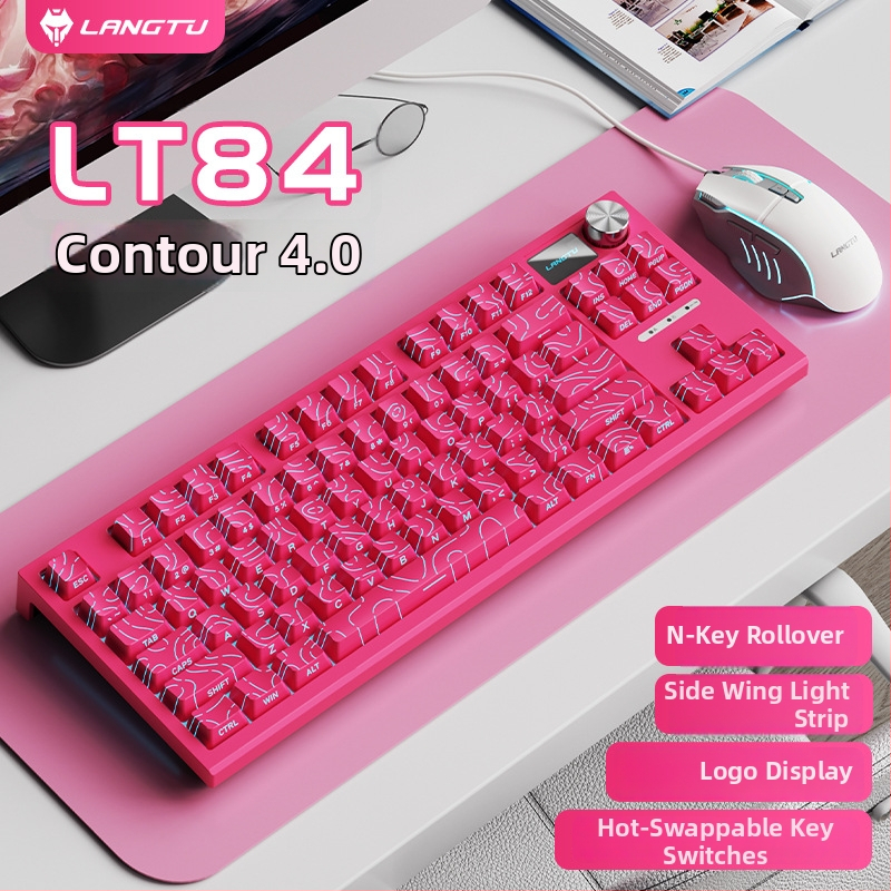 LT84 Žični mehanički set tipkovnice i miša, USB, za ured i gaming