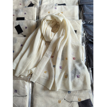 Șal din cașmir, tricotat cu Warp Knitting, cald iarna, 96%+ cașmir