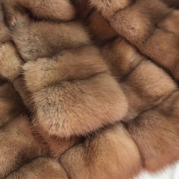 Šal od umjetne nore krzna, warp tkanje, 100% poliester, zadržava toplinu, zima