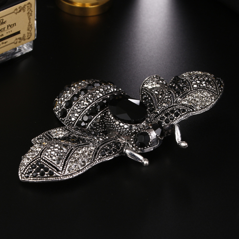 Broșă din aliaj, formă de floare, placare electrolitică, stil vintage artistic