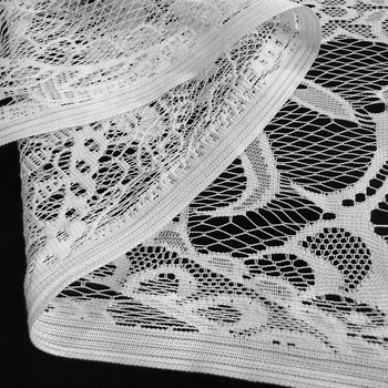 Čipkasti kardigan-šal s kapuljom, poliester, žakardna obrada