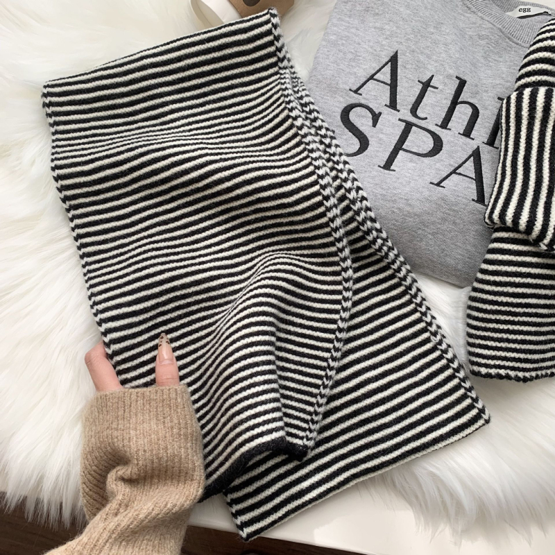 Шал от полиестер, проста тъкан, дишащ и топъл, зимен сезон, тай дай ефект