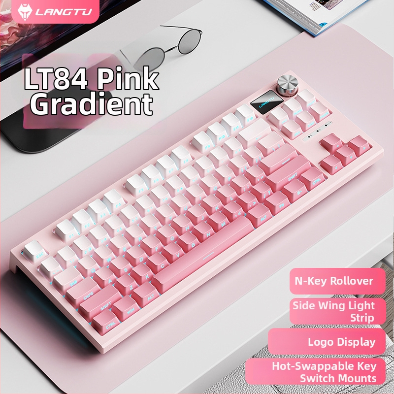 LT84 káblová mechanická klávesnica a myš súprava - USB, pre kancelárske a herné použitie