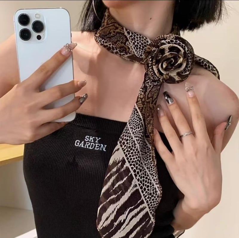 Pravokutni šal od poliestera, korejski stil, warp tkanje, proljeće-ljeto, New saiqi