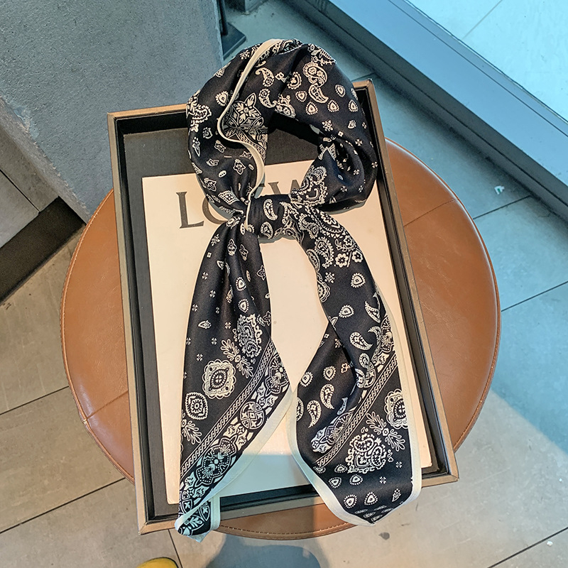 Șal triunghiular din poliester, model floral, warp knit, stil retro etno, protecție solară, pentru vară, primăvară și toamnă