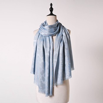 Šal od tencel-pamuka, obična tkanina, stil Extend i Simple, otisak, proljeće 2025