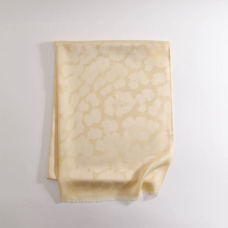 Šal od tencel-pamuka, obična tkanina, stil Extend i Simple, otisak, proljeće 2025