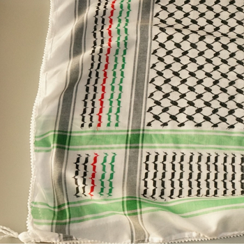 Turban jacquard din poliester – pătrat, unisex, decorare