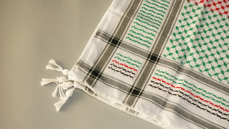 Turban jacquard din poliester – pătrat, unisex, decorare