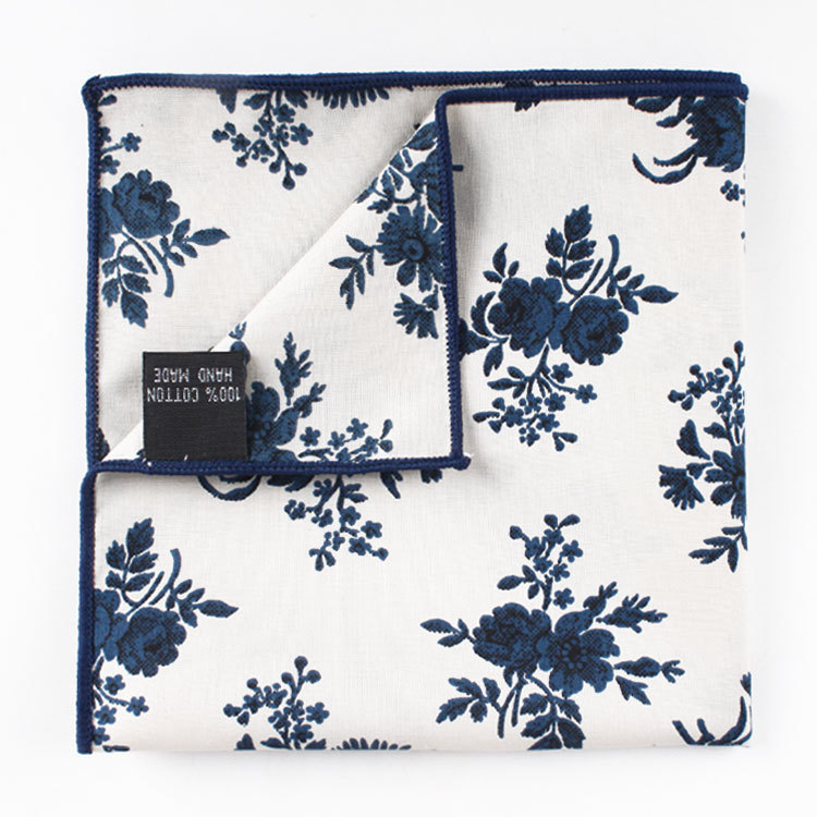 Șal pătrat din bumbac cu imprimeu floral, țesătură warp, imprimat, personalizabil