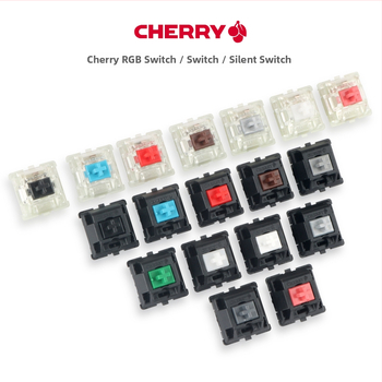 Mechanická klávesnica s vymeniteľnými osami Cherry, káblová, podpora prispôsobenia