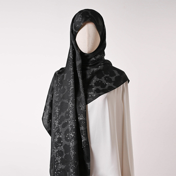 Šal za glavu od Tencel pamuka - jednostavno tkanje, ispis, Modern gradski stil za žene, proljeće 2025