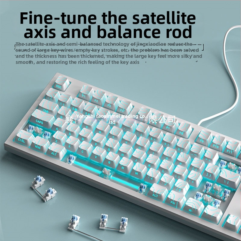LT84 káblový mechanický set klávesnice a myši, USB, numerická klávesnica