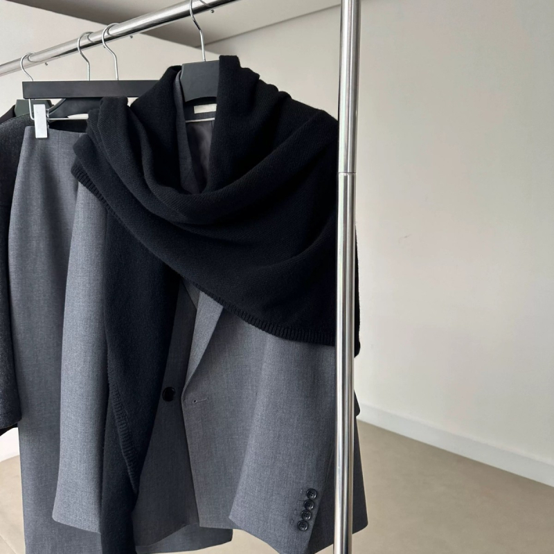 Vuneni oversize trokutasti šal za žene, elegantan stil gospođe, jednobojni uzorak, pleteni warp tehnikom, održava toplinu