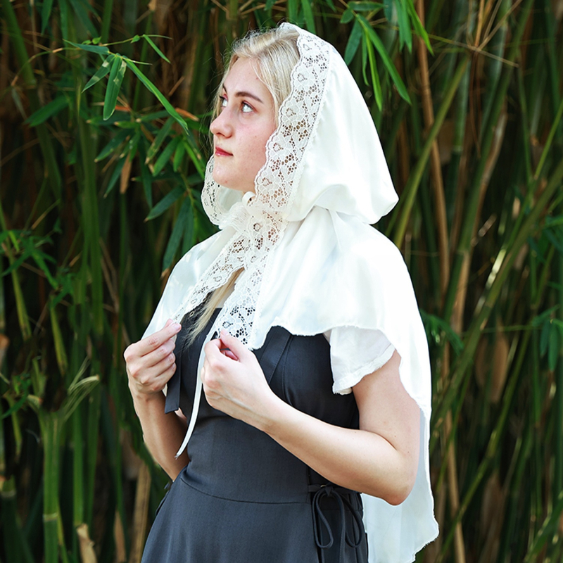 Gobtuvinė pelerina iš satino su siuvinėjimu — poliesteris, vientisas raštas, siuvinėta, saulės skydas, etninio stiliaus