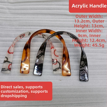 Akrila somas rokturis ar U veida savērto rokturi - Hiro Mori - Materiāls: Akrils - Funkcija: Slodzes samazināšana - Sezona: 2024. gada vasara