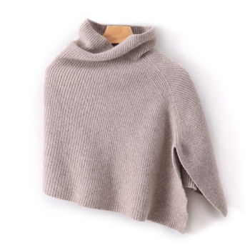 Шал с качулка от чиста вълна, 100% вълна, warp плетиво, едноцветен, запазва топлината