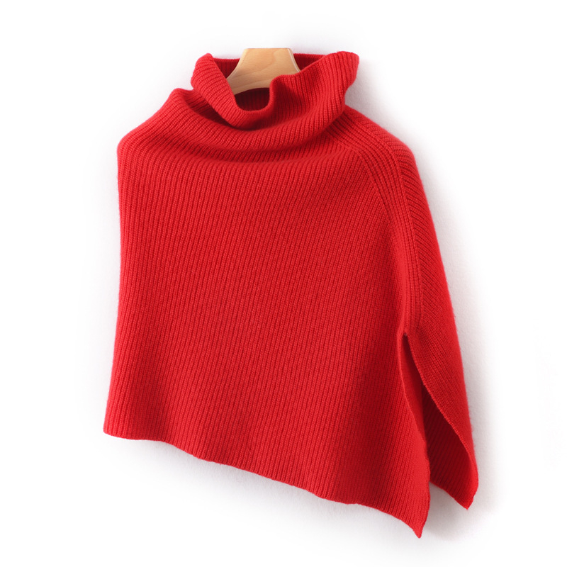 Шал с качулка от чиста вълна, 100% вълна, warp плетиво, едноцветен, запазва топлината