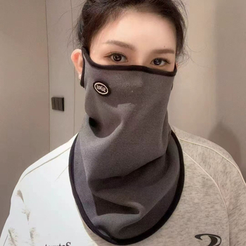 Ausų kilpa skirta dviratininko veido kaukei žiemai, kvėpuojanti, vėjo atsparumo, pusės veido apsauga, kaklo apsauga, UV apsauga, dulkių apsauga, poliesterio-spandekso mišinys