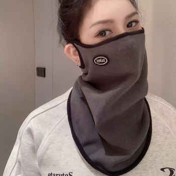 Ausų kilpa skirta dviratininko veido kaukei žiemai, kvėpuojanti, vėjo atsparumo, pusės veido apsauga, kaklo apsauga, UV apsauga, dulkių apsauga, poliesterio-spandekso mišinys