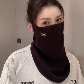 Ausų kilpa skirta dviratininko veido kaukei žiemai, kvėpuojanti, vėjo atsparumo, pusės veido apsauga, kaklo apsauga, UV apsauga, dulkių apsauga, poliesterio-spandekso mišinys