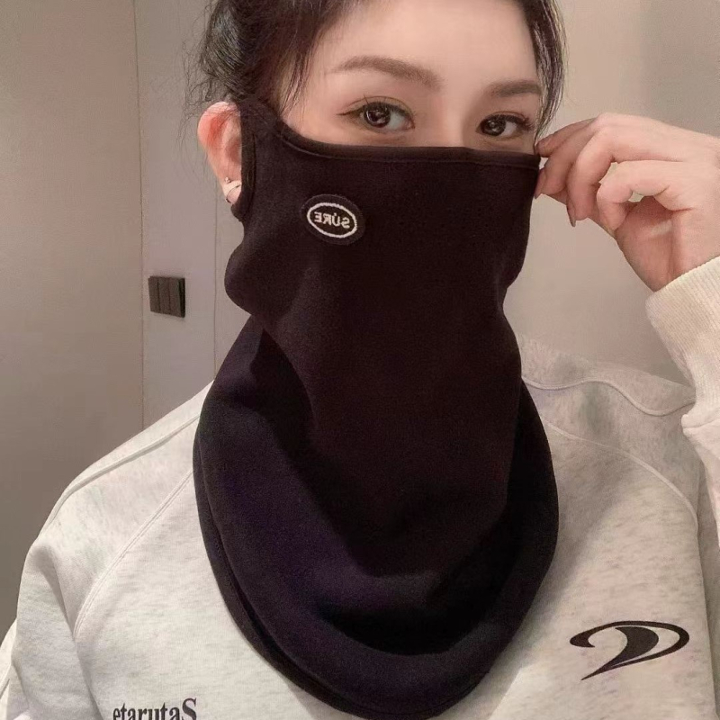 Ausų kilpa skirta dviratininko veido kaukei žiemai, kvėpuojanti, vėjo atsparumo, pusės veido apsauga, kaklo apsauga, UV apsauga, dulkių apsauga, poliesterio-spandekso mišinys