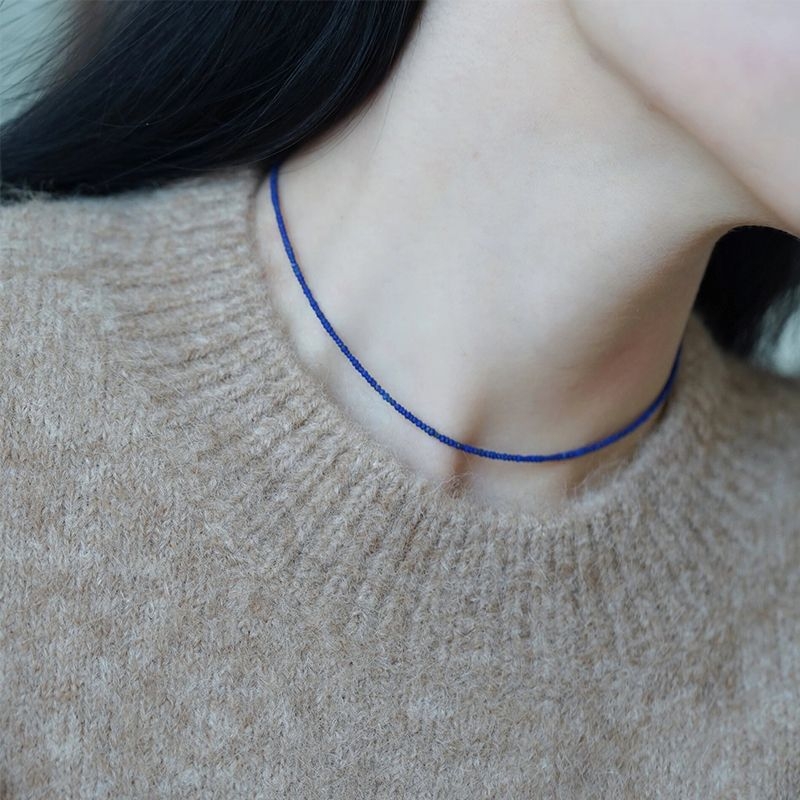 Geometrijski ogrlica od bakra i cirkona, ručna izrada, privjesak od 18K zlata, pastoralni stil, unisex