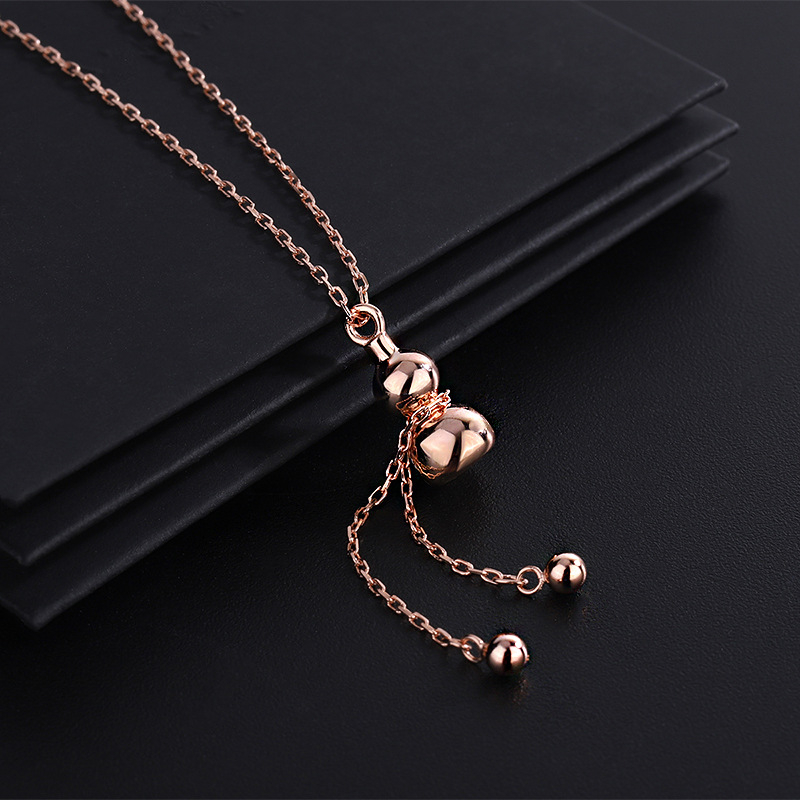 999 ezüstből készült csepp alakú medálos nyaklánc, bojtokkal, keresztes lánccal, állítható hosszúságú 21–50 cm, nőknek