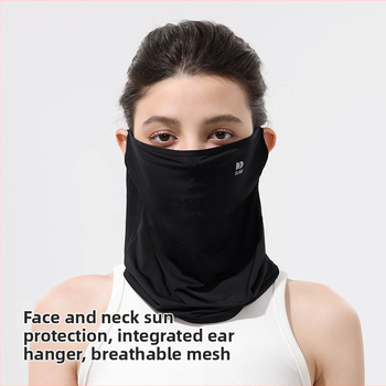 Veido kaukė su UV apsauga iš poliesterio, kvėpuojanti, greitai džiūsta, pilnas veido apsaugos lauko važiavimams
