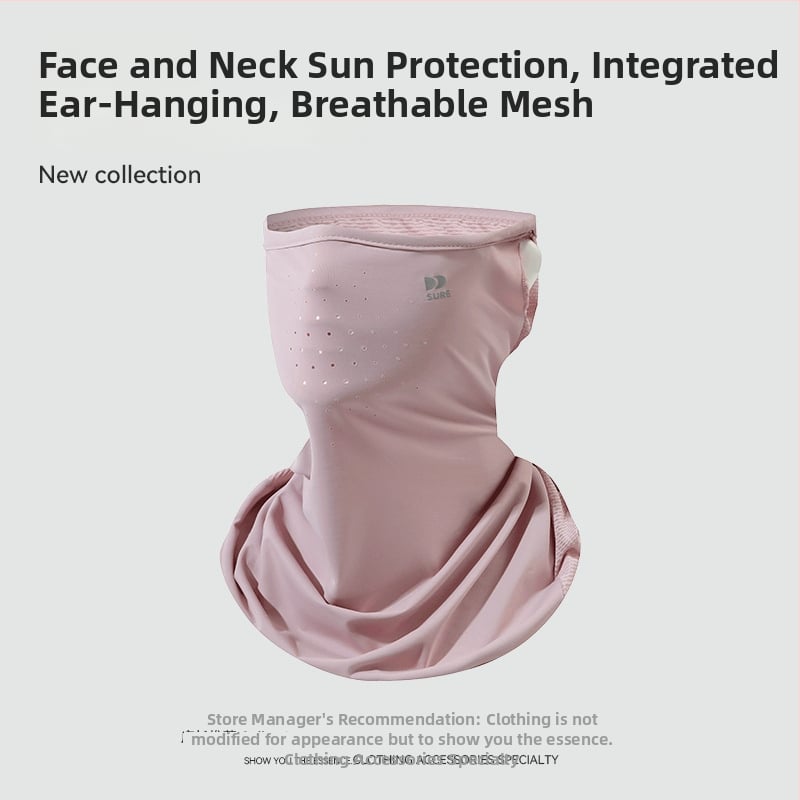 Veido kaukė su UV apsauga iš poliesterio, kvėpuojanti, greitai džiūsta, pilnas veido apsaugos lauko važiavimams