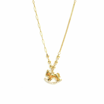Set ogrlice i narukvice od 925 srebra, pozlata, motiv životinjskog zodijaka, kineski stil