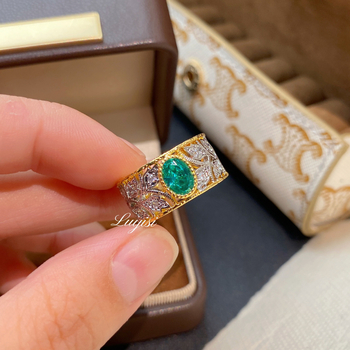 Italijanski Bucci stil — tkan tekstura dvostruko zlato, srcolni privjesak s iris motivom i dijamantnim ukrasom — vintage set: ogrlica i narukvica