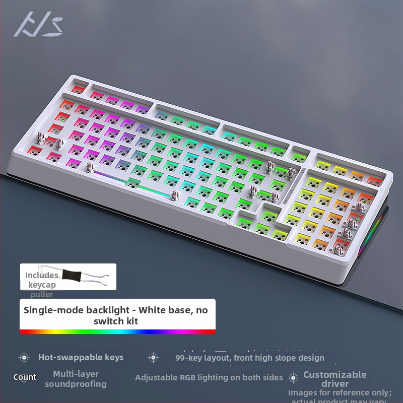 Black Snake YG98 mechaninė klaviatūros komplektas su RGB apšvietimu, laidinis, >98 klavišų, mechaniniai jungikliai