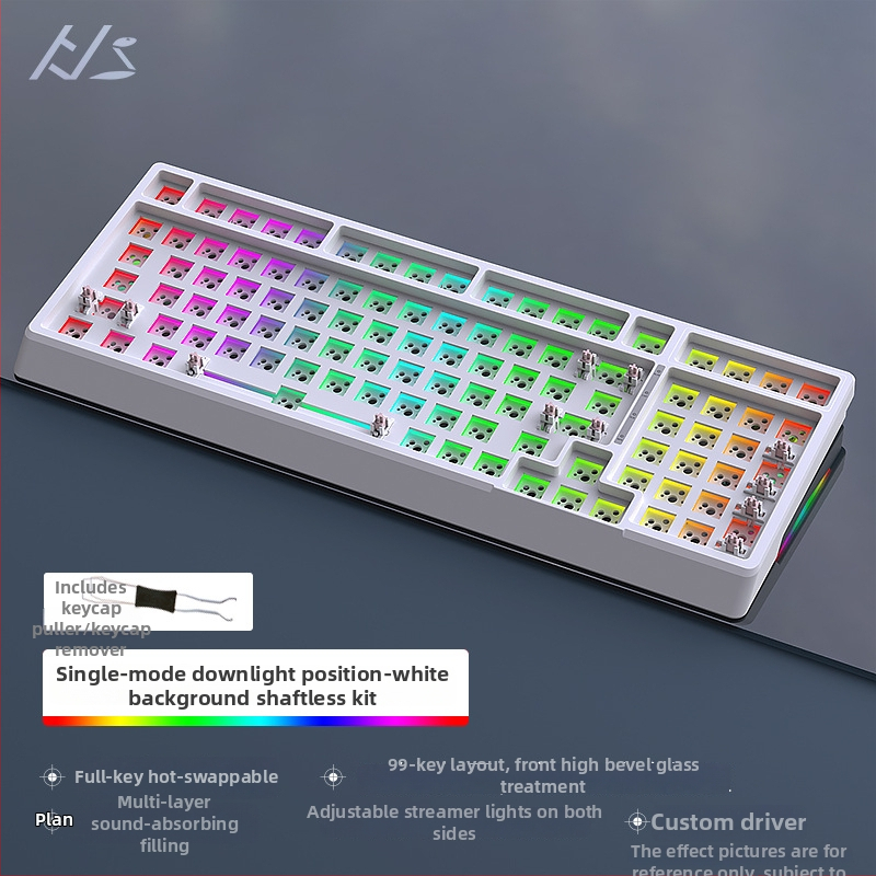 Black Snake YG98 mechaninė klaviatūros komplektas su RGB apšvietimu, laidinis, >98 klavišų, mechaniniai jungikliai