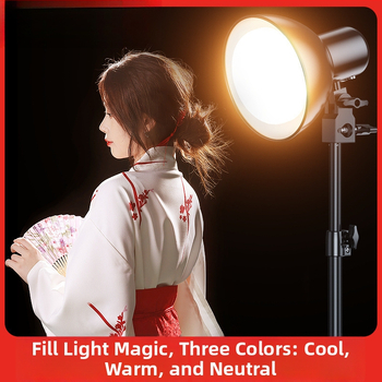 Gimantu mini papildomoji šviesa – LED fotografavimo šviesa, 150W+, nuotolinio valdymo