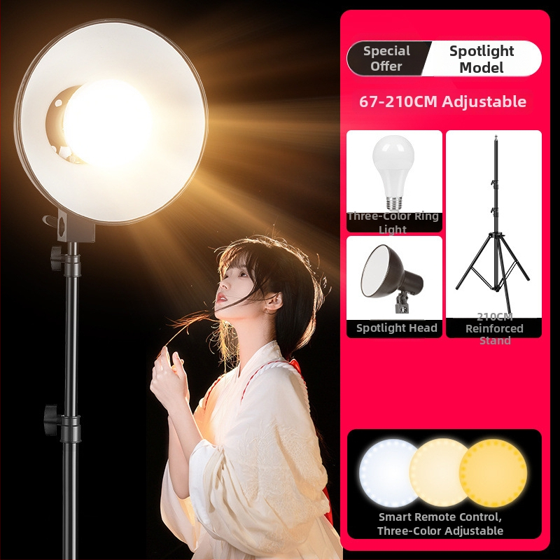 Gimantu mini papildomoji šviesa – LED fotografavimo šviesa, 150W+, nuotolinio valdymo