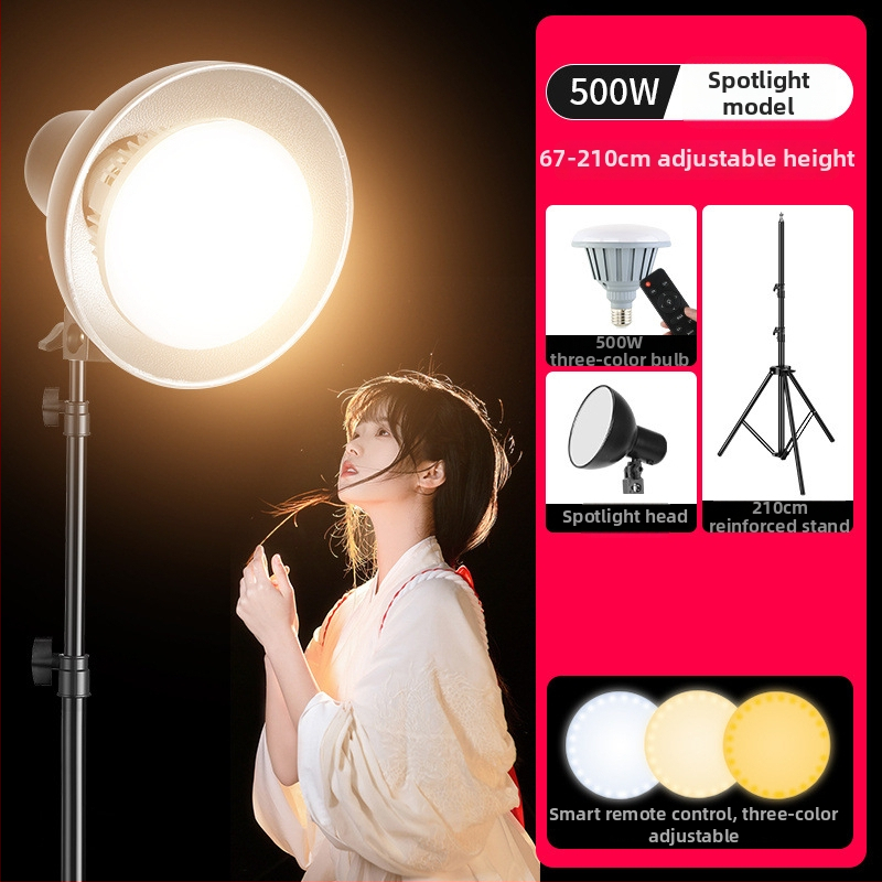 Gimantu mini papildomoji šviesa – LED fotografavimo šviesa, 150W+, nuotolinio valdymo