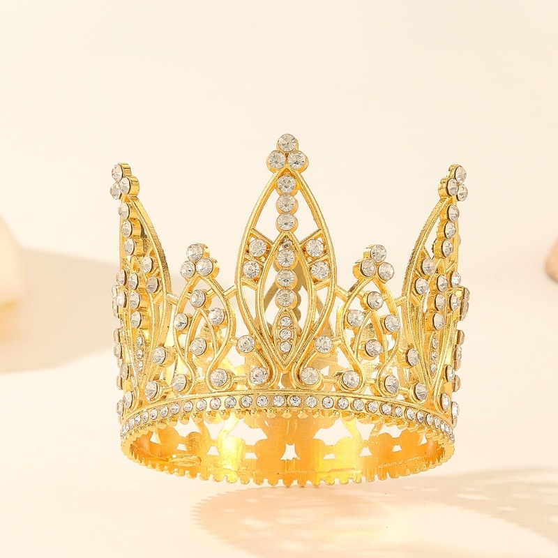 Tiara pentru cap din aliaj, cu detalii din diamant și cristale de ametist, accesoriu pentru cap