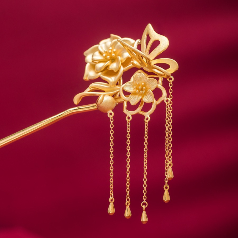 Hajtű virággal — etnikus stílus, ezüst ékszer, egyedi csomagolás, listázás 2024 tavaszán