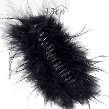 Plaukų segtukas su plunksnomis, gripo tipas, vaikams, Korėjos stilius, rankų darbas